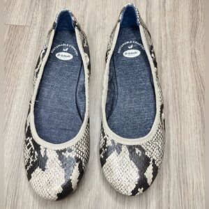 Dr. Scholl’s Women's Ballet Flats Animal Print Size 7.5